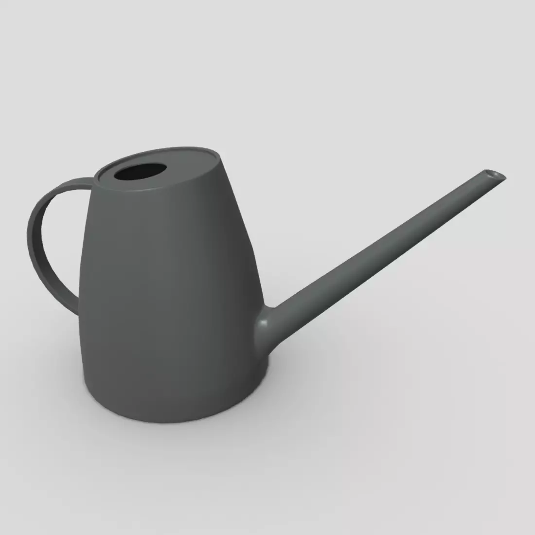 Watering Can 2 Low-poly 3D model_0