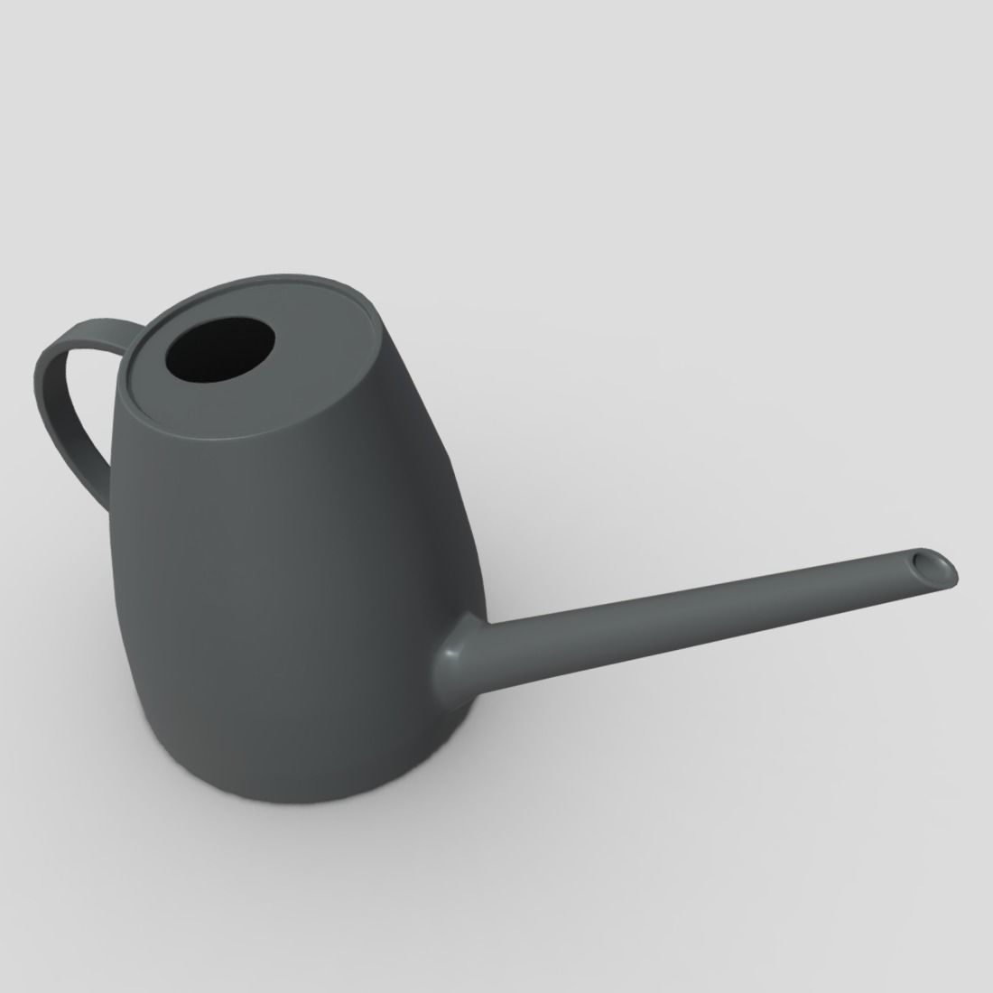 Watering Can 2 Low-poly 3D model_4