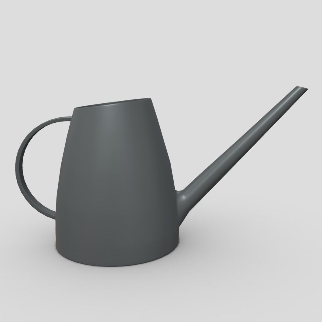 Watering Can 2 Low-poly 3D model_2