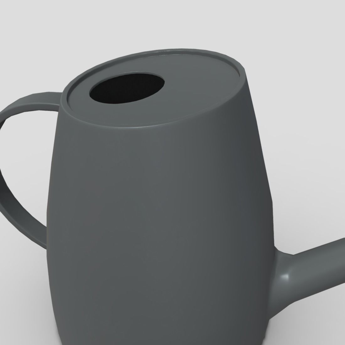 Watering Can 2 Low-poly 3D model_12
