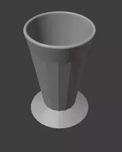 Glass cup 3D print model Glass cup 3D print model