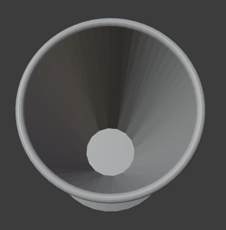 Glass cup 3D print model_2