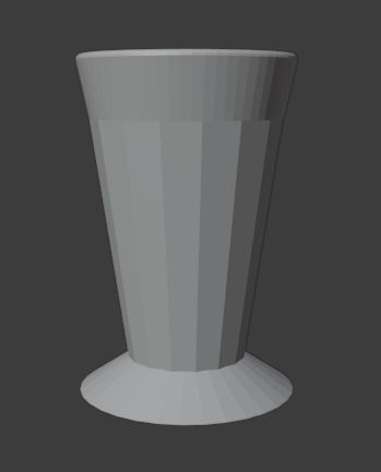 Glass cup 3D print model_1
