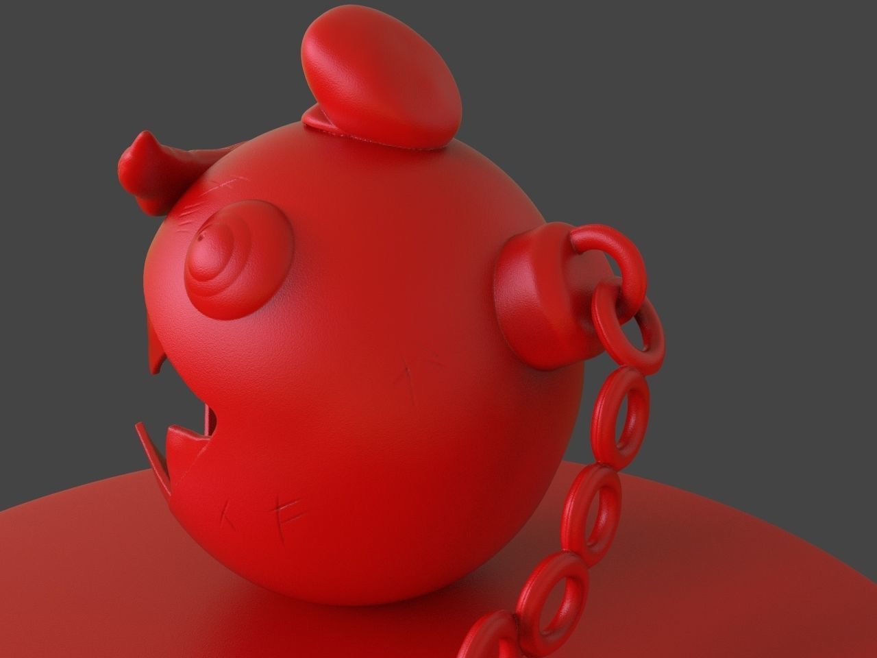 Mario Chomp from Super Mario Odyssey plus timelapse 3D print model_14