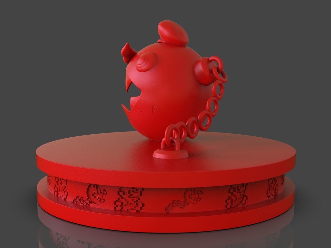 Mario Chomp from Super Mario Odyssey plus timelapse 3D print model_3