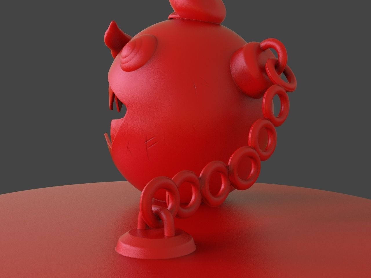 Mario Chomp from Super Mario Odyssey plus timelapse 3D print model_15