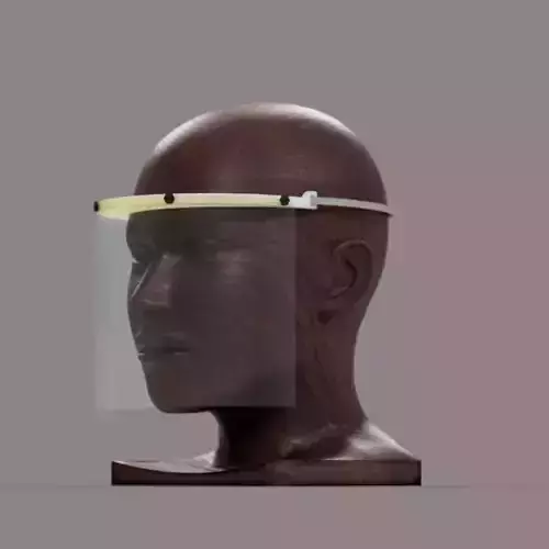 Firm screw faceshield heavy duty