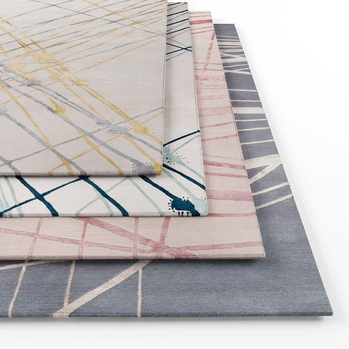 Rugs-950 modern rugs for living room Low-poly 3D model_1