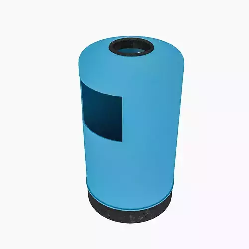 modern trash can model Low-poly 3D model