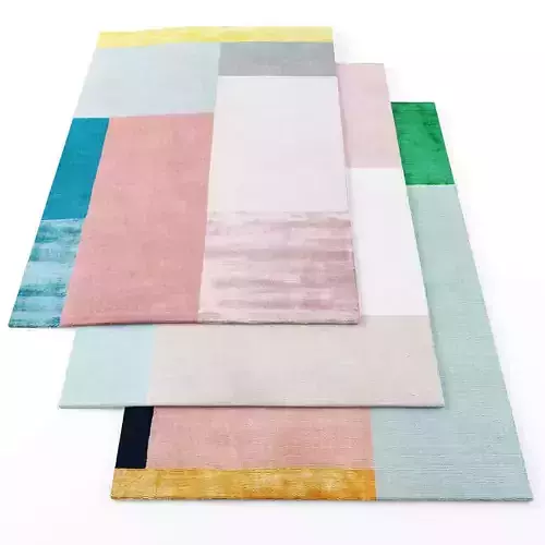 Rugs-954 three colorful rugs