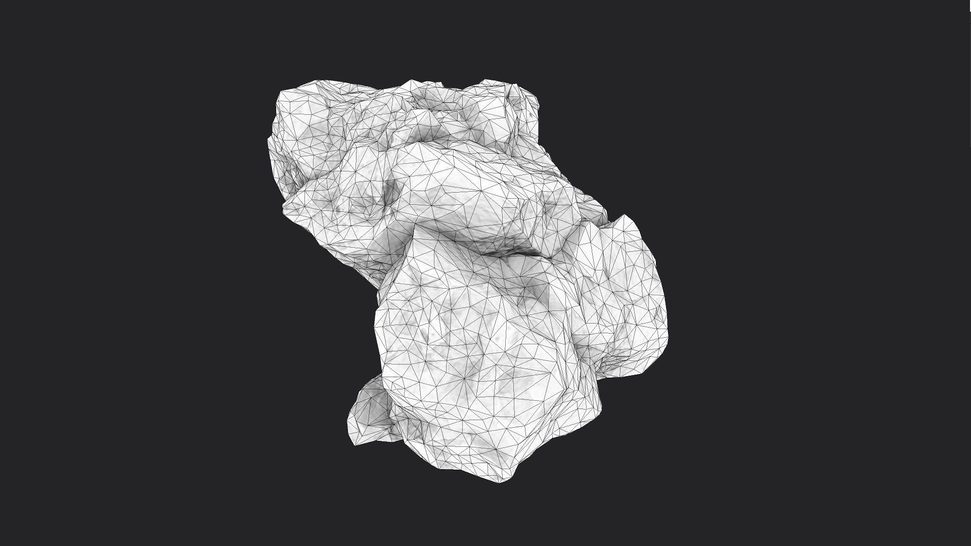 Rock 6-1 Low-poly 3D model_7