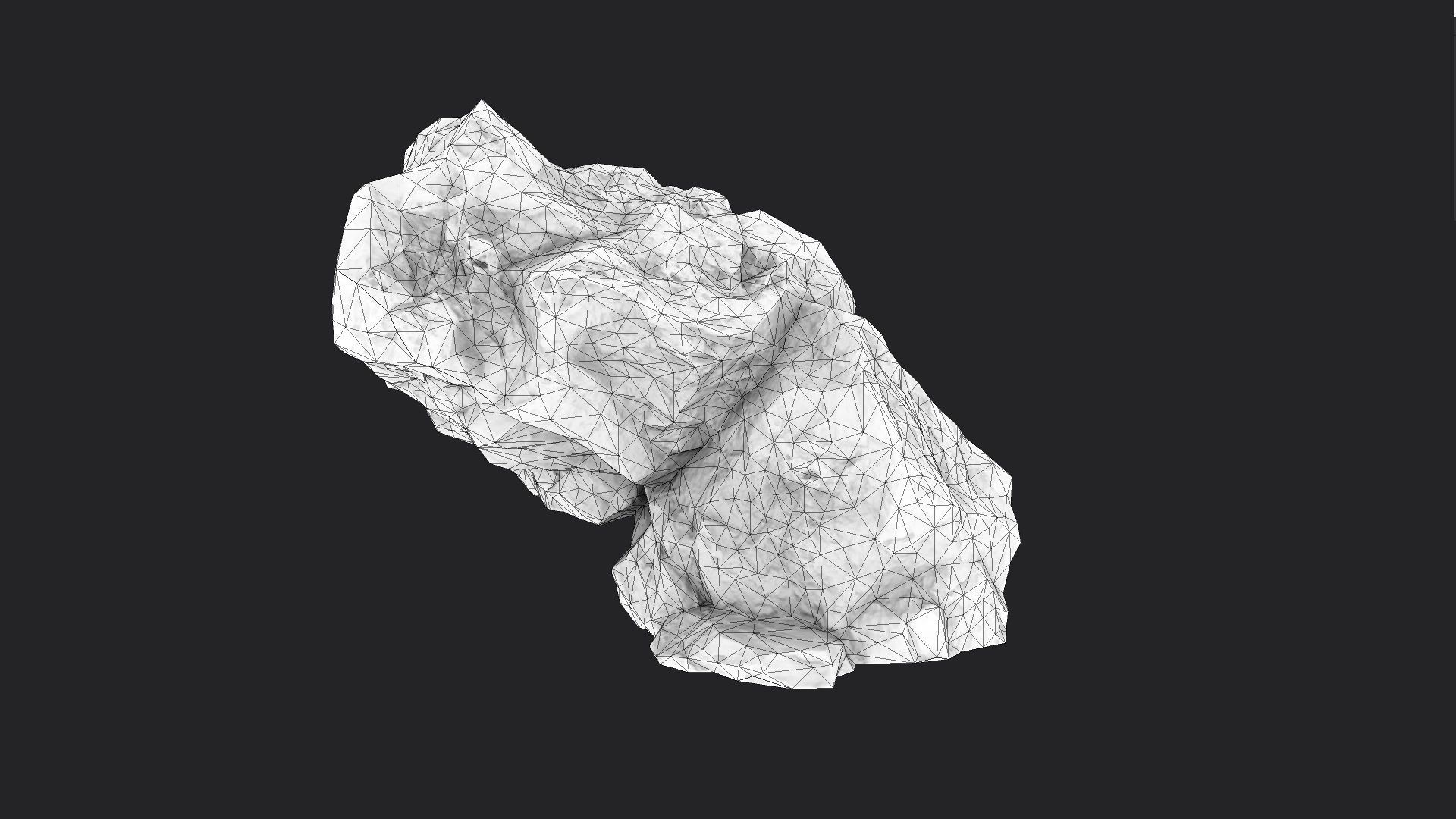 Rock 6-1 Low-poly 3D model_6