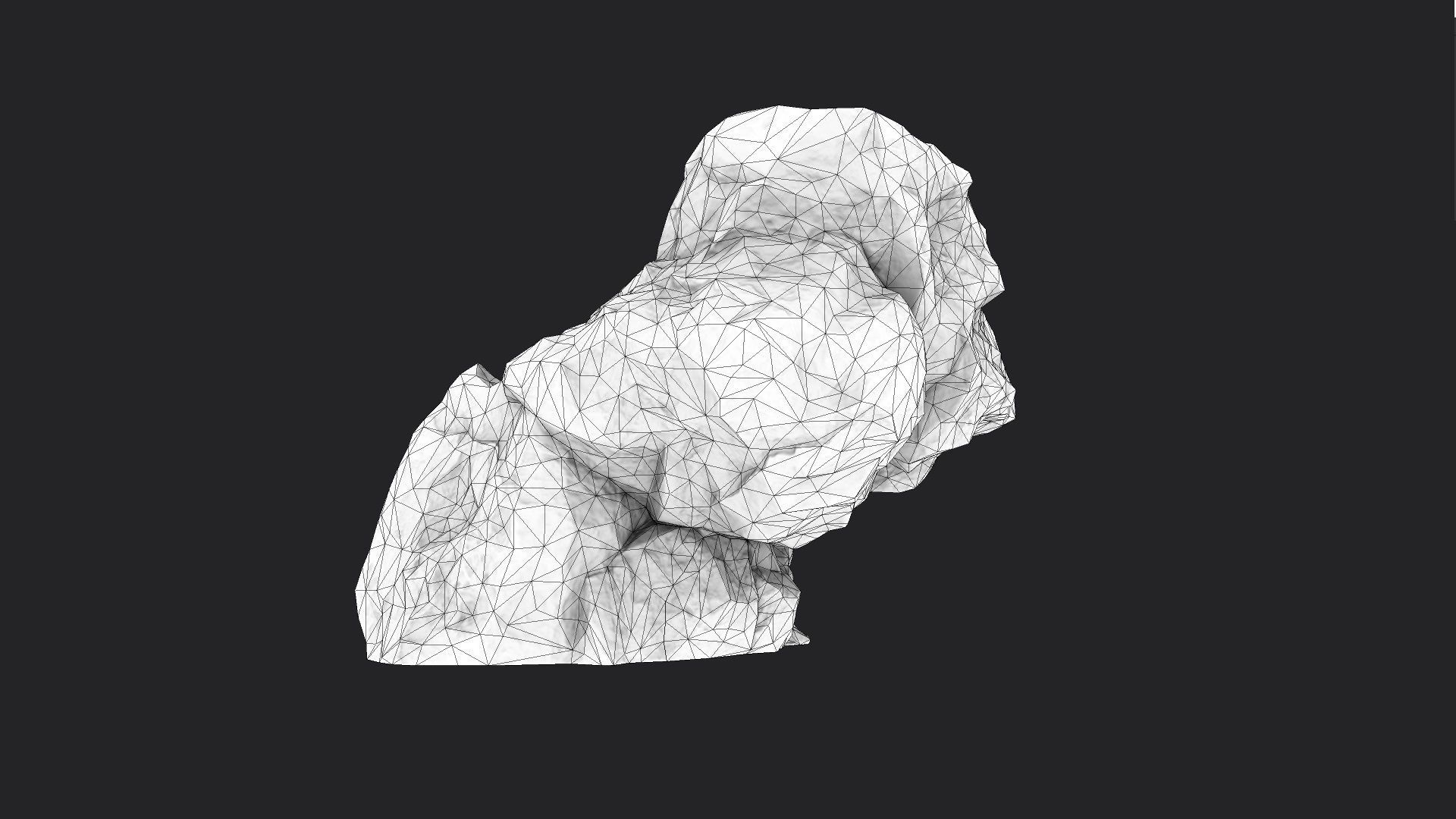 Rock 6-1 Low-poly 3D model_9