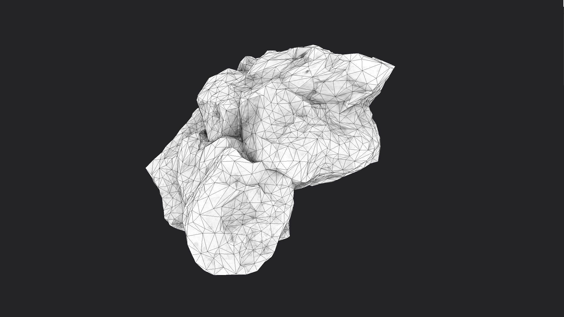Rock 6-1 Low-poly 3D model_8