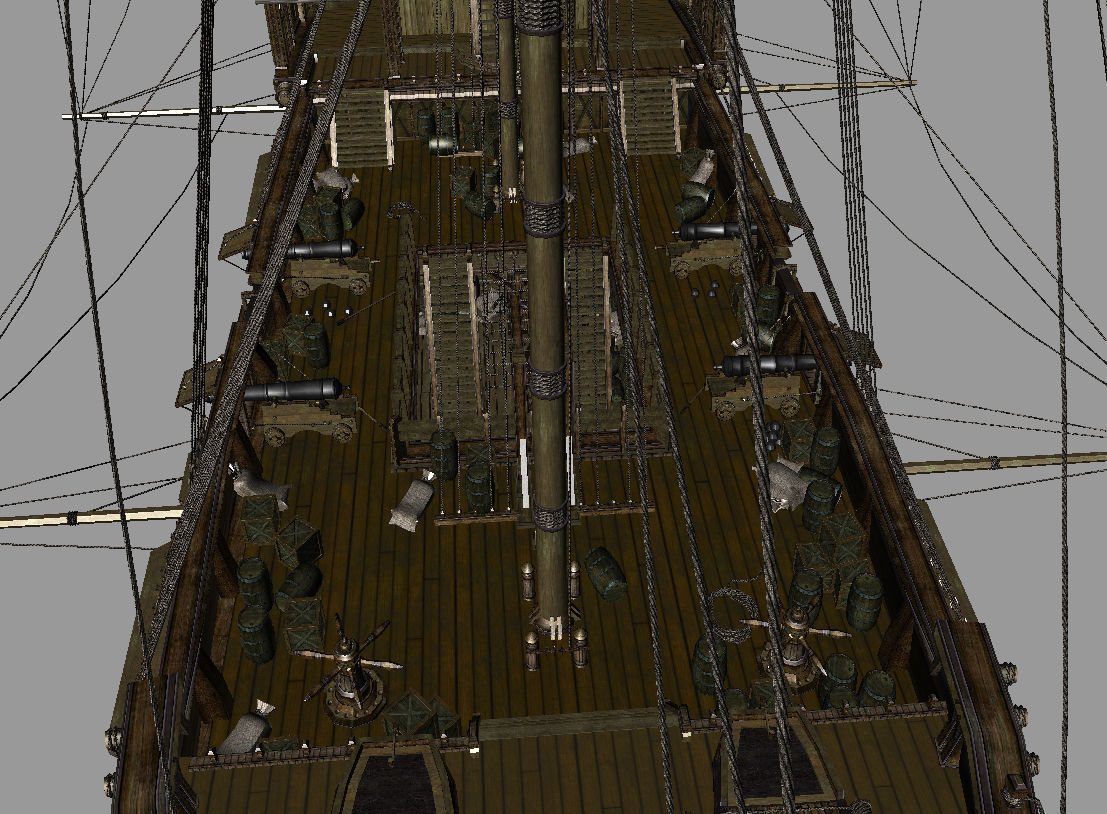 Seatraveler sailing ship 3D model_13