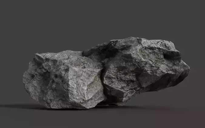 Rock 6-2 Low-poly 3D model