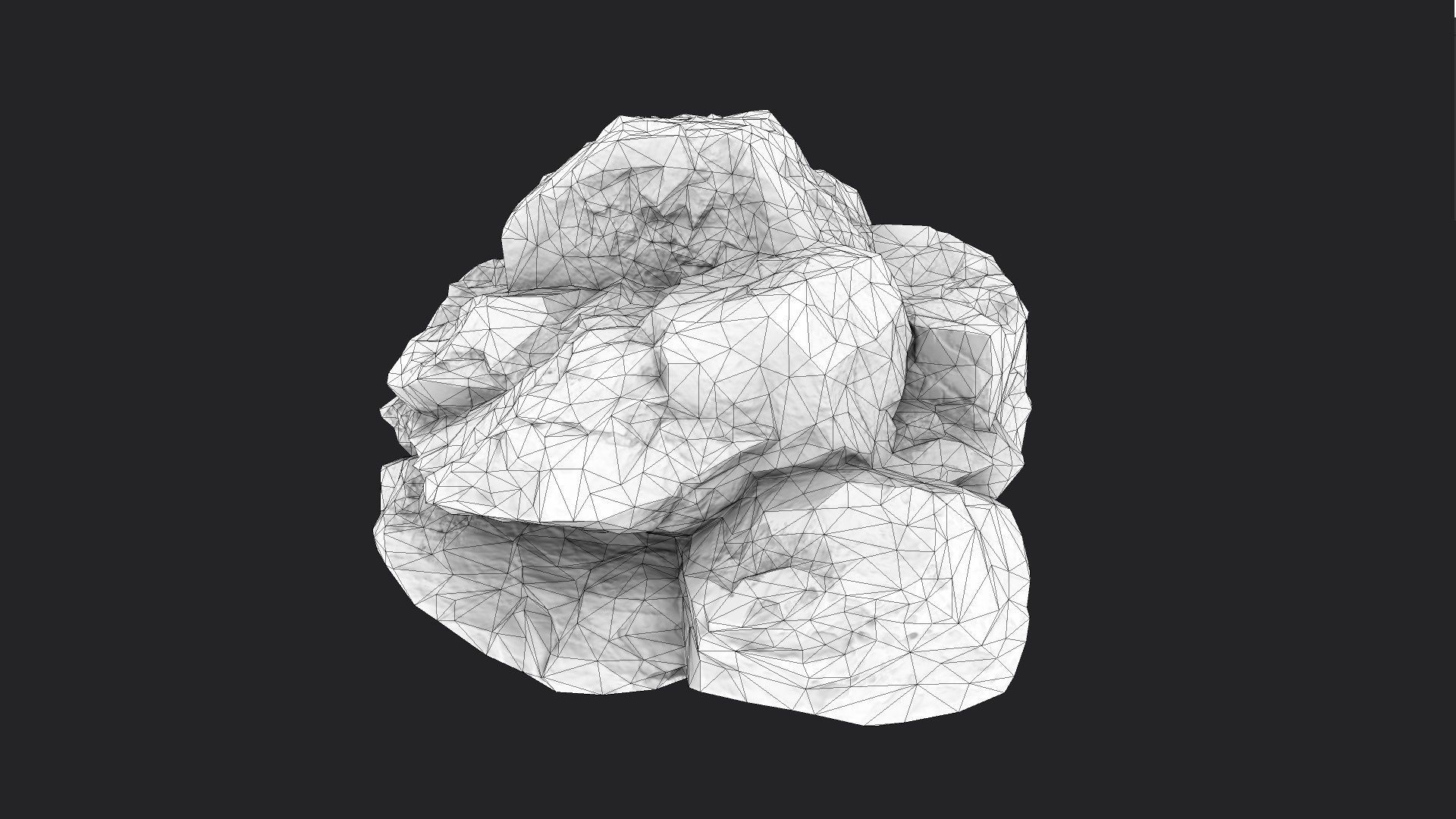 Rock 6-3 Low-poly 3D model_7