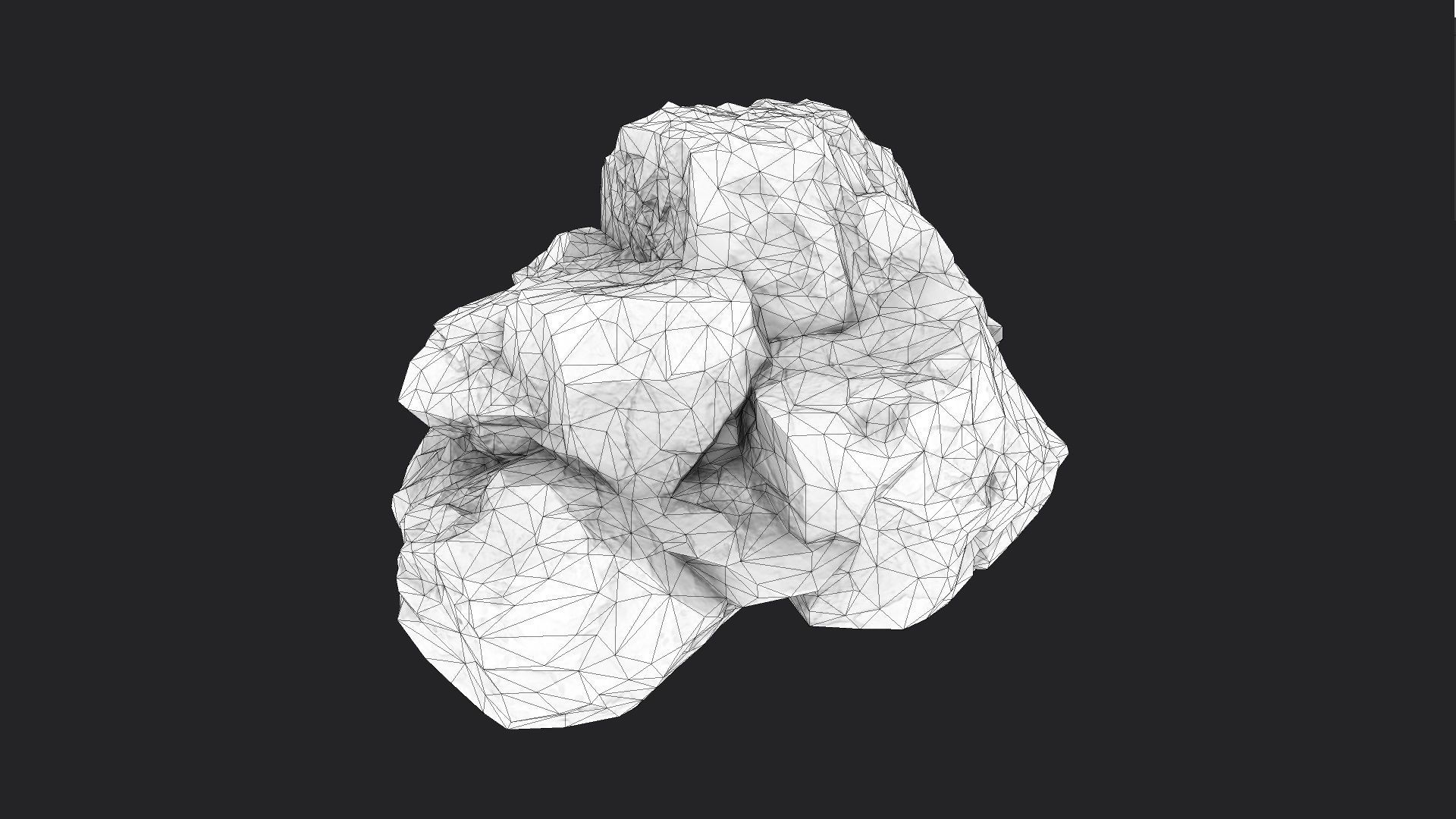 Rock 6-3 Low-poly 3D model_8
