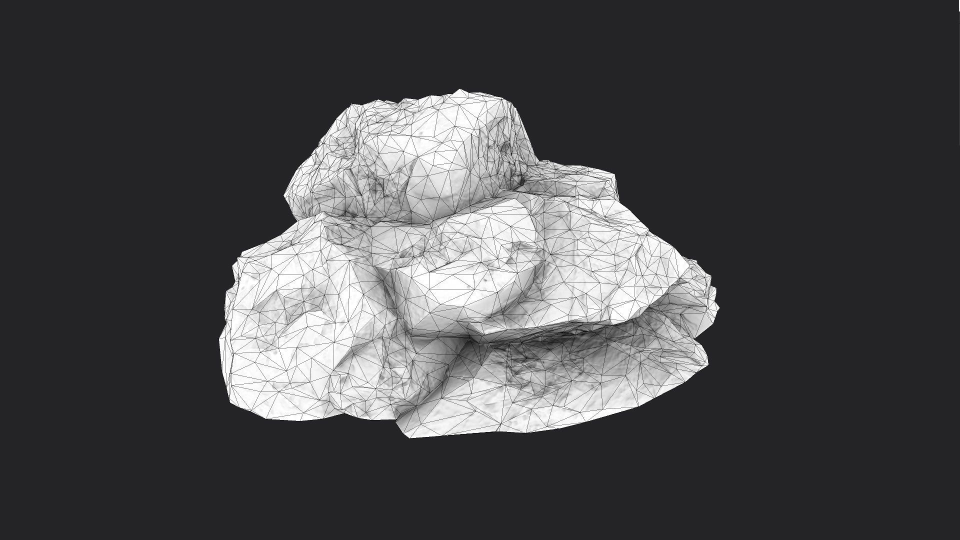 Rock 6-3 Low-poly 3D model_6