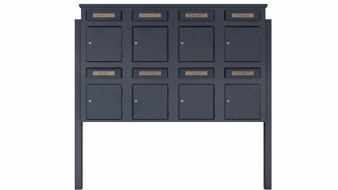 The big mailbox Low-poly 3D model
