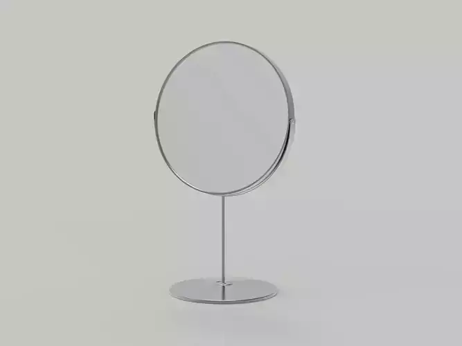 Small stand up mirror  petit miroir sur pied