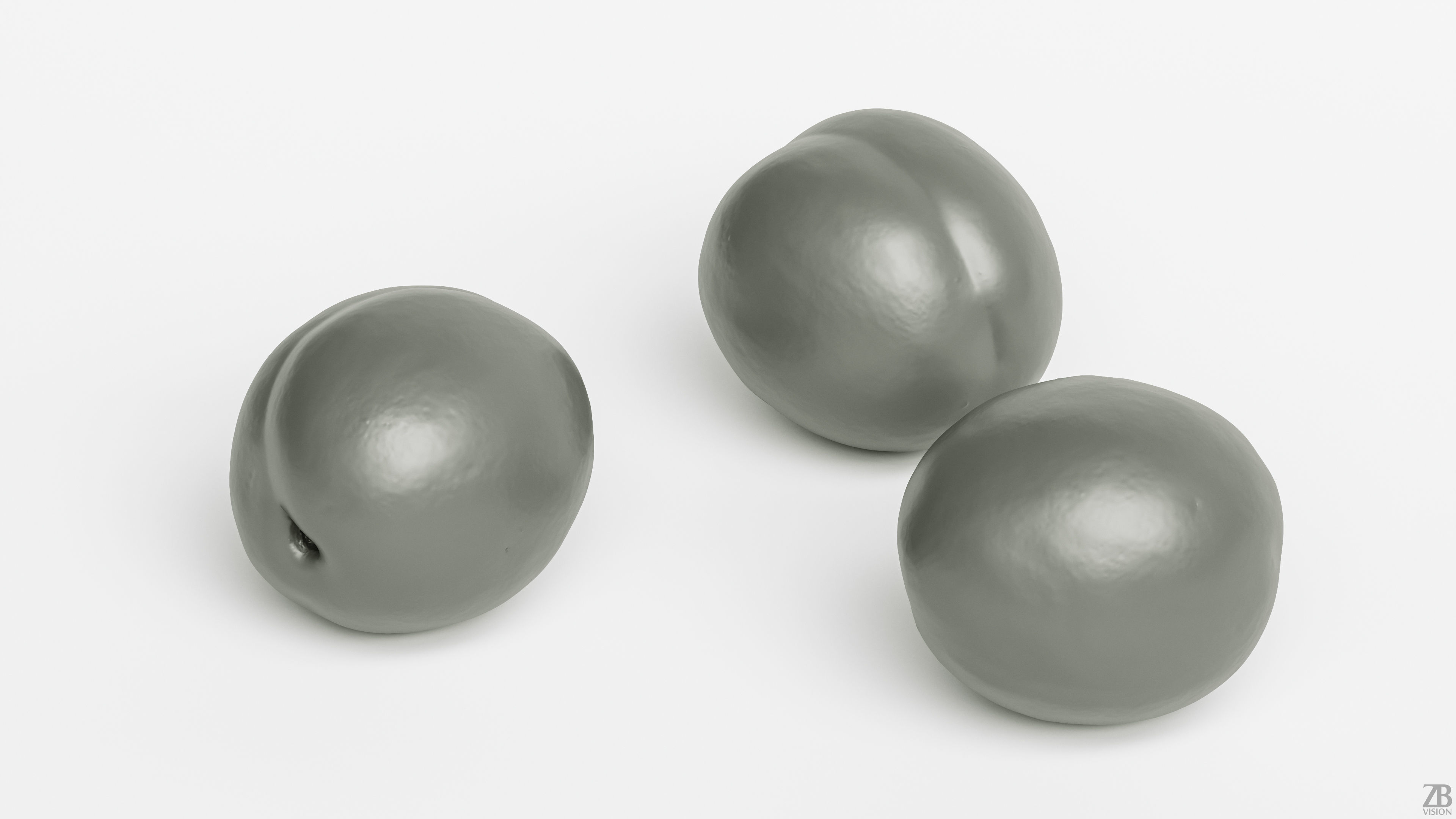 Plum  3D model_2
