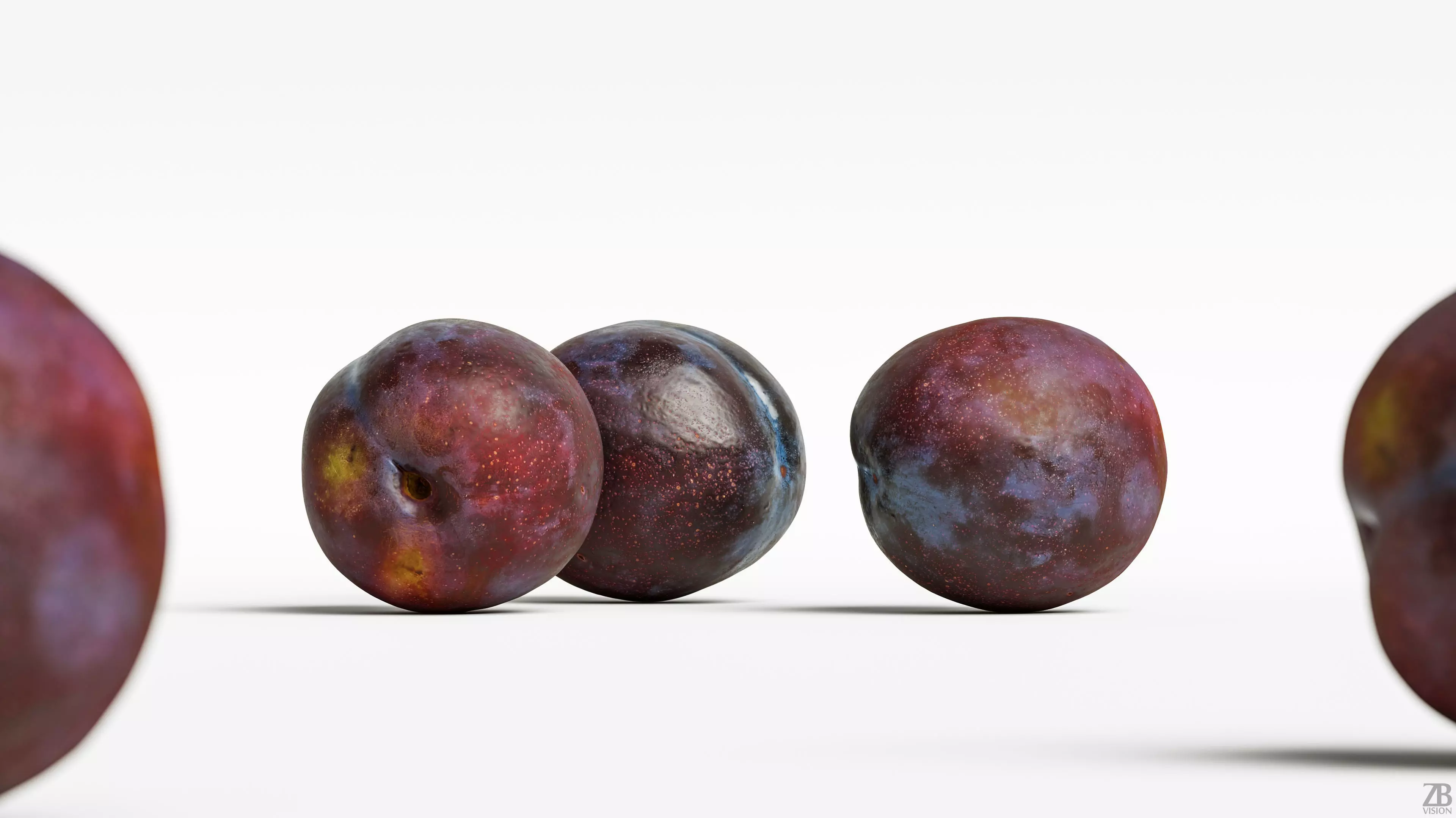 Plum  3D model_0