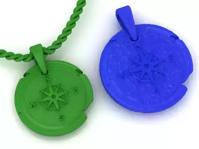 sailors pendant wind rose