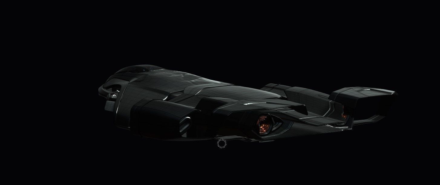 Sci-fi Spaceship Spartan  3D model_19