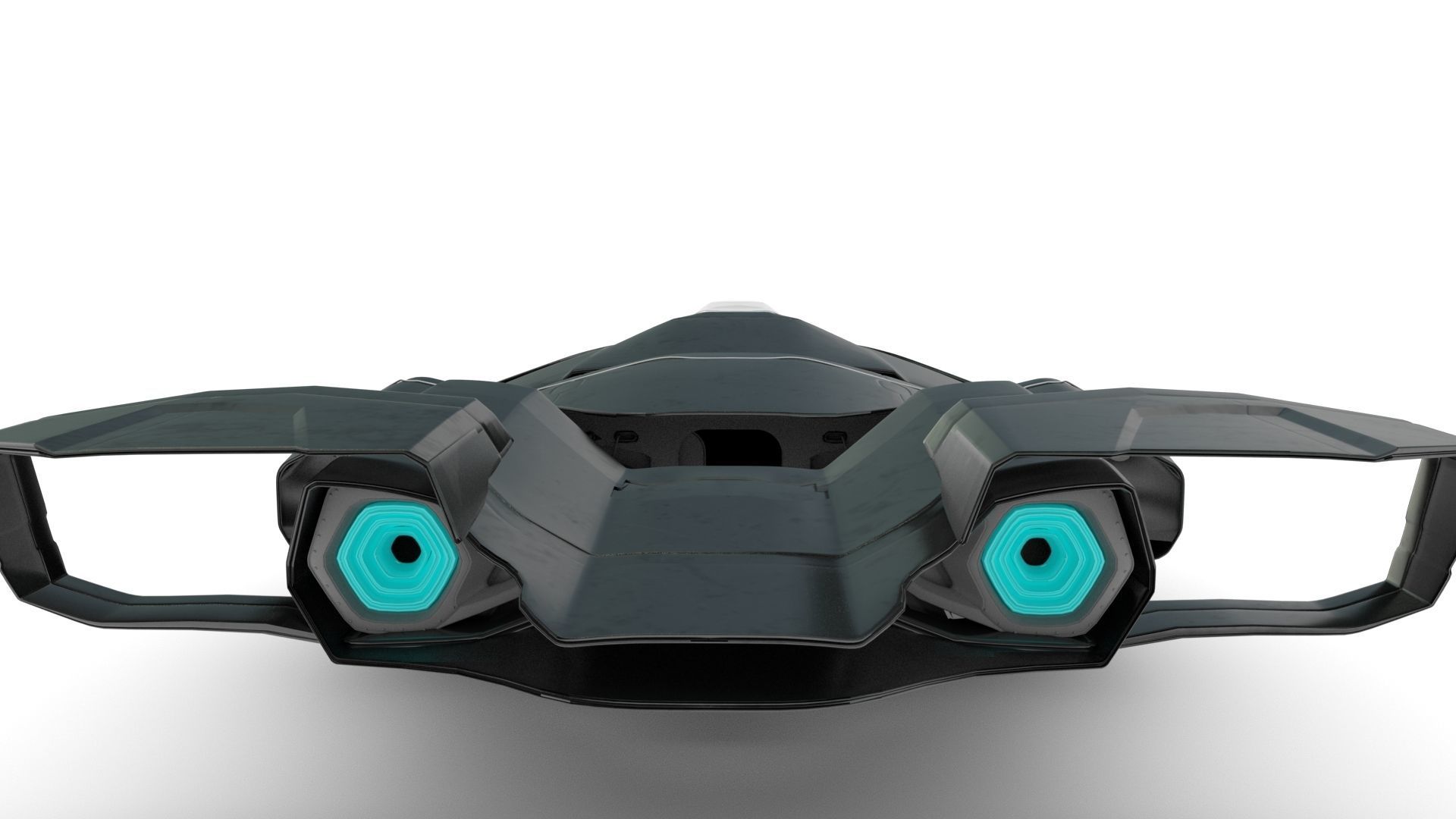 Sci-fi Spaceship Spartan  3D model_13