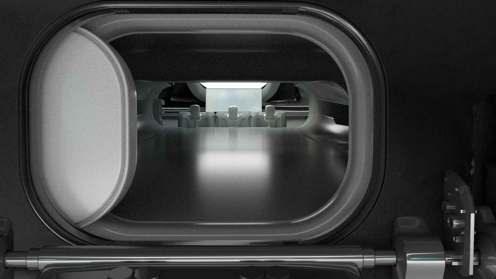 Sci-fi Spaceship Spartan  3D model_14