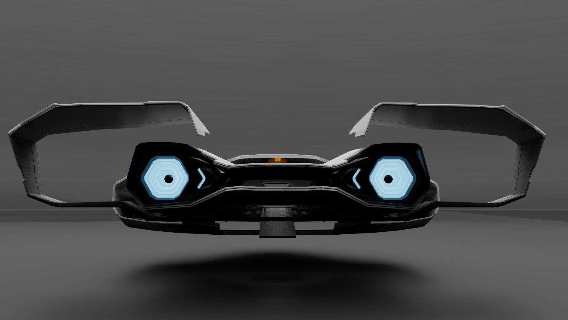 Sci-fi Spaceship Spartan  3D model_11