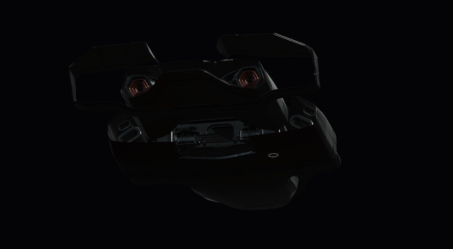 Sci-fi Spaceship Spartan  3D model_18