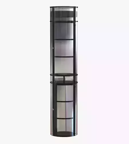 small interior round elevator - vision pneumatic 3D model
