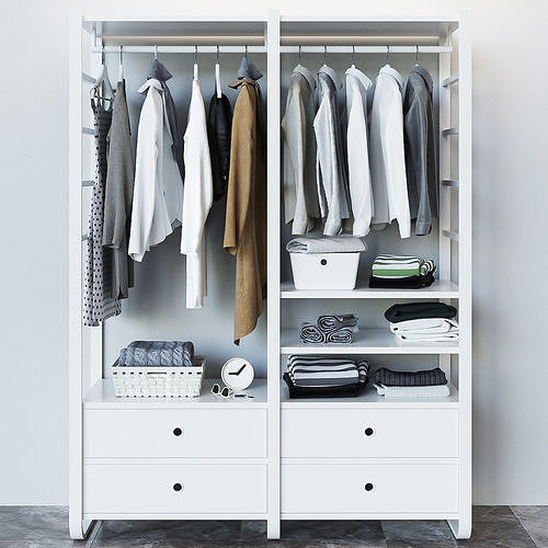IKEA RIGGA Colored Shirts Set 3D model