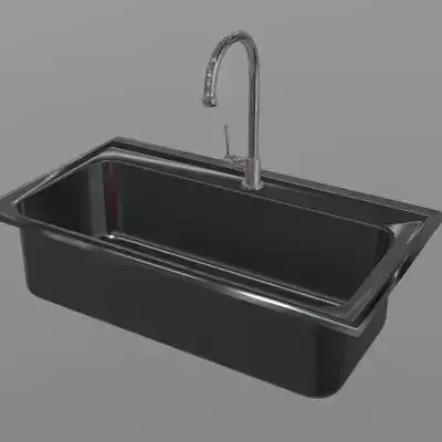 Sink with mixer tap Lavello