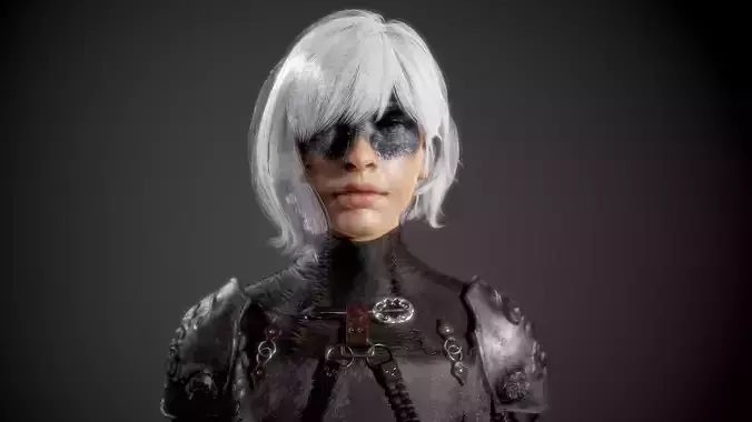 Nadejda Full character realistic 2 skin and textures 