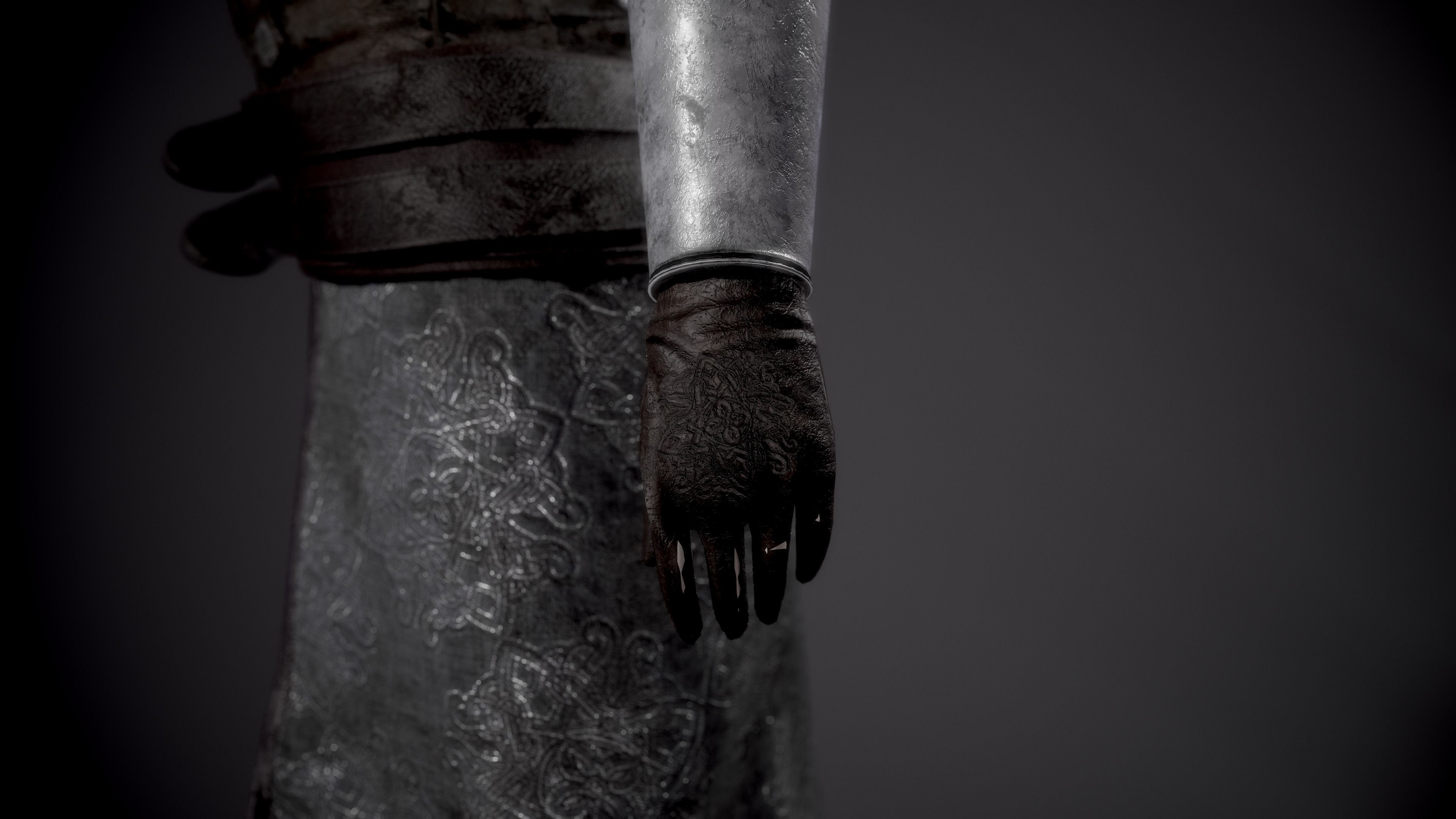 Nadejda Full character realistic 2 skin and textures Low-poly 3D model_6