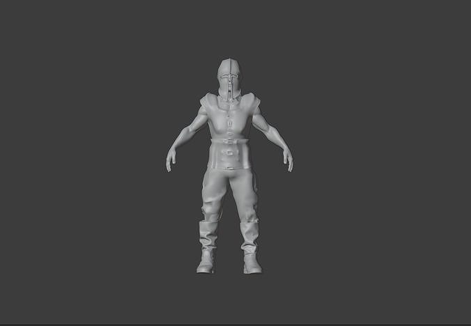 High Poly Royal Knight Free 3D model