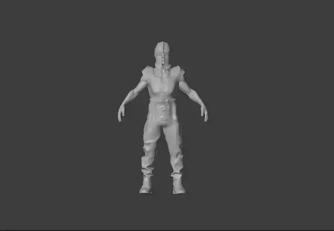 High Poly Royal Knight