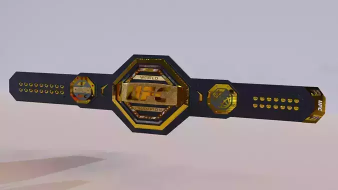 UFC Championship belt 3D model