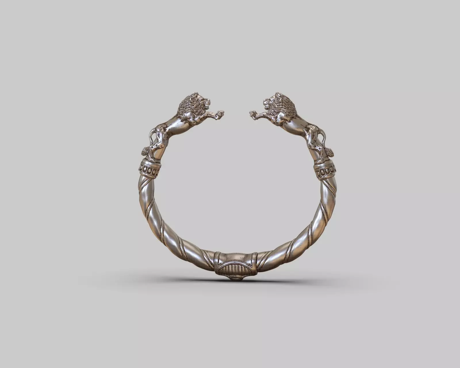 Lion Braclete 3D print model_0