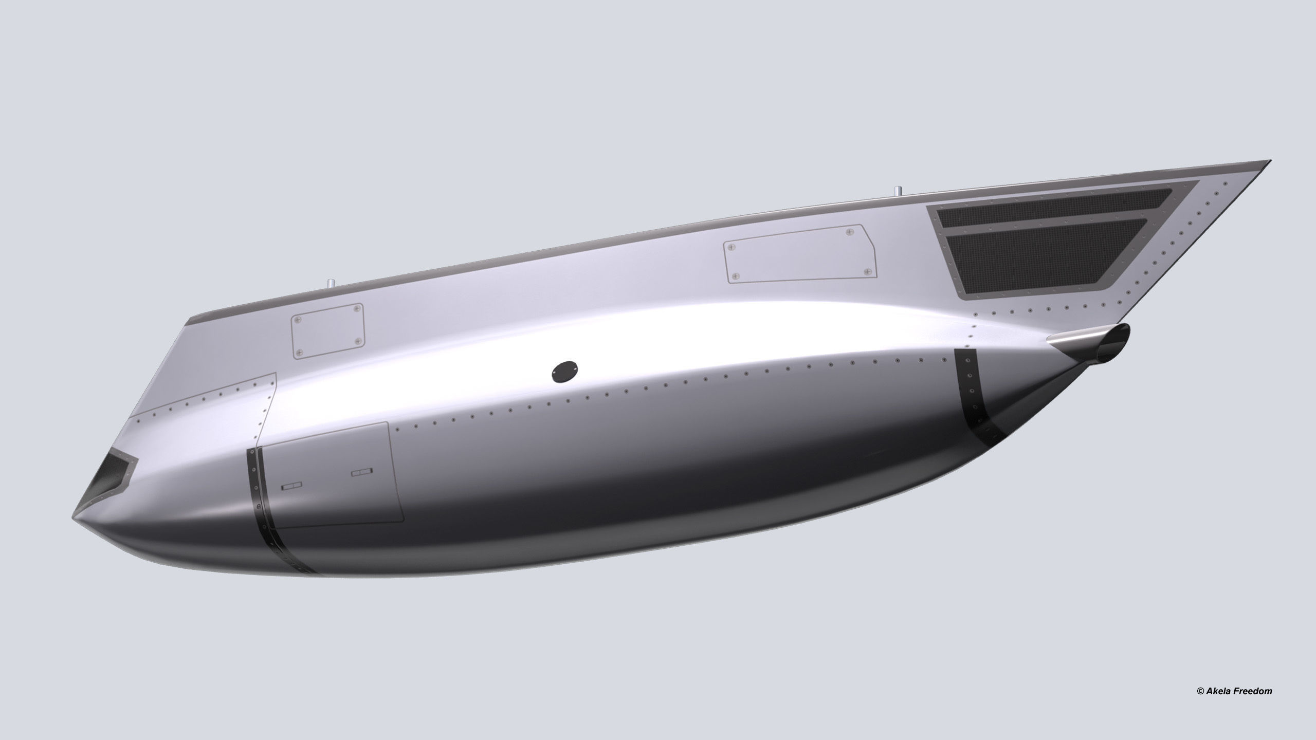 Gun Pod for F-35 3D model_4