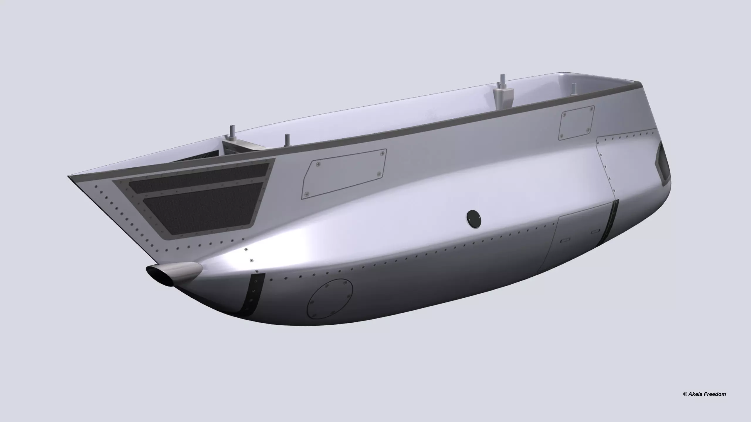 Gun Pod for F-35 3D model_0