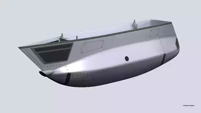 Gun Pod for F-35 3D model