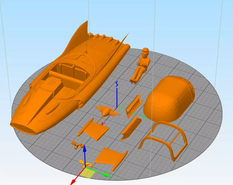 supercar  Mike Mercury gerry anderson  3D print model_0