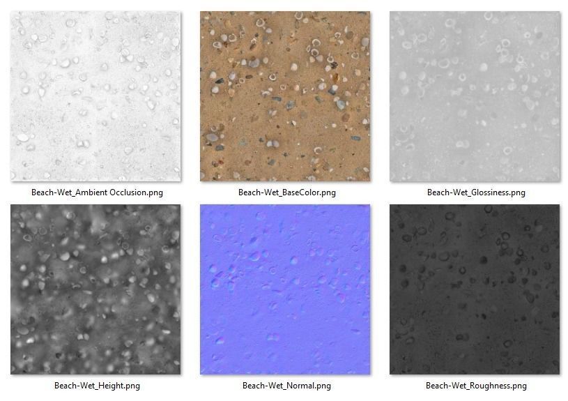 Beach Sand PBR Texture Texture_25