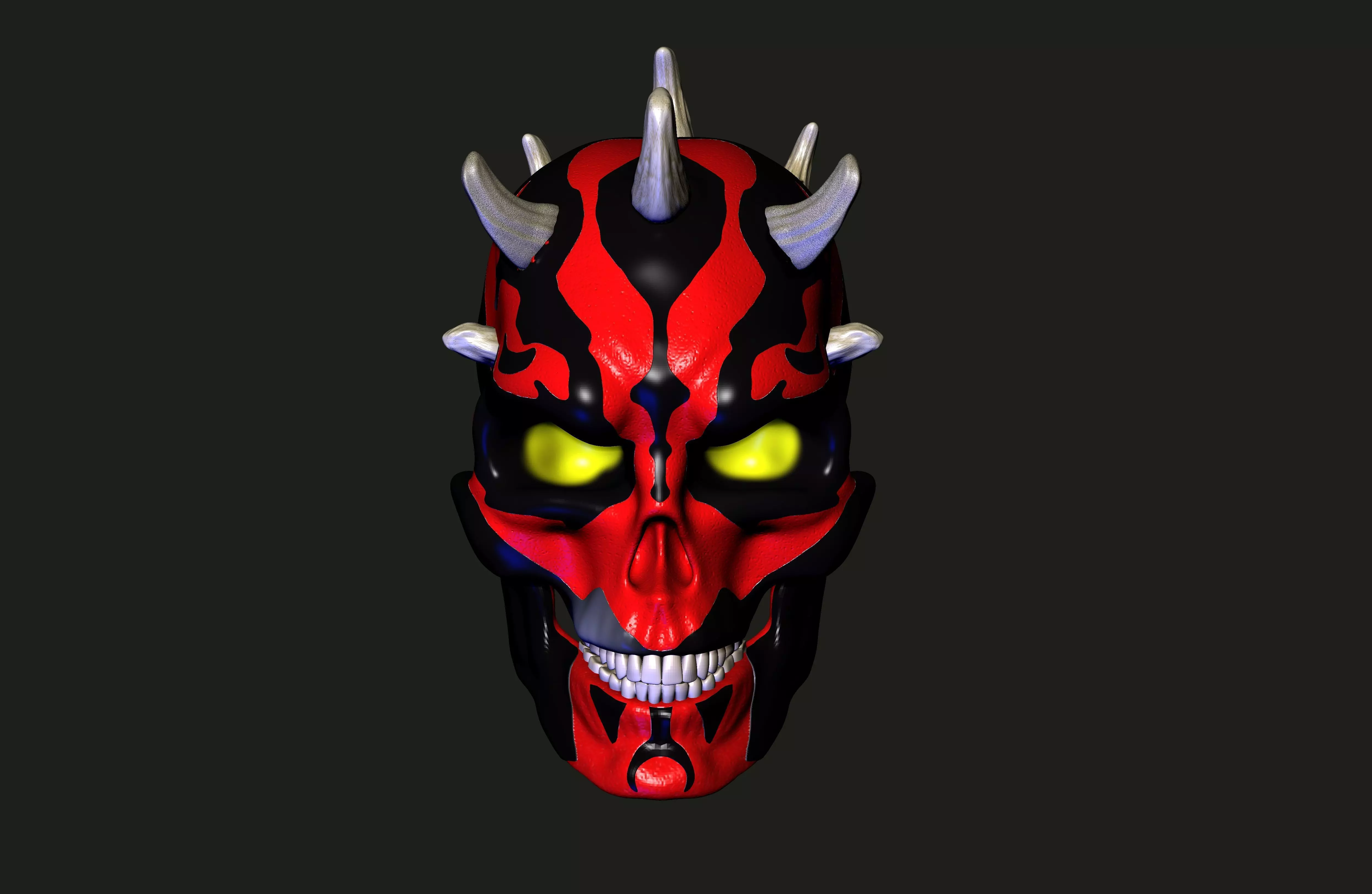 Darth Maul Skull 3D print model