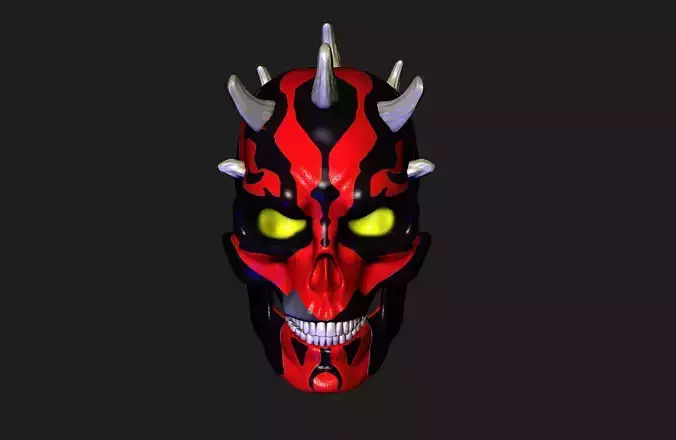 Darth Maul Skull  3D print model
