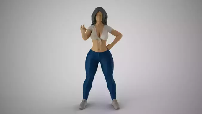 Defiant Woman 3D print model